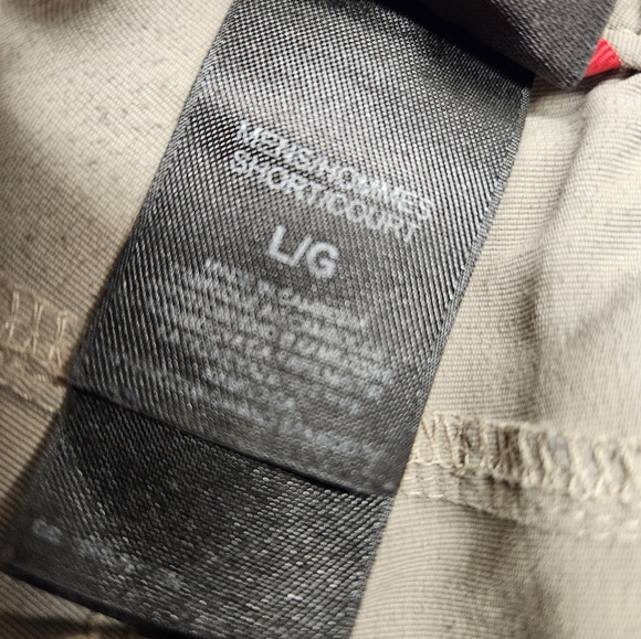 The North Face Nylon Cargo Hiking Shorts MENS SZ L Beige Pockets Belted Outdoors - Picture 5 of 8